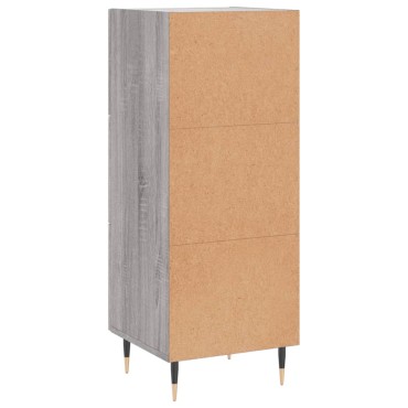 vidaXL Ντουλάπι Γκρι Sonoma 34,5x34x90cm από Επεξεργασμένο Ξύλο 1 τεμ.
