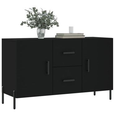 vidaXL Ντουλάπι Μαύρο 100x36x60cm από Επεξεργασμένο Ξύλο 1 τεμ.