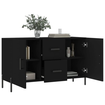 vidaXL Ντουλάπι Μαύρο 100x36x60cm από Επεξεργασμένο Ξύλο 1 τεμ.