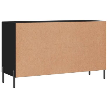 vidaXL Ντουλάπι Μαύρο 100x36x60cm από Επεξεργασμένο Ξύλο 1 τεμ.