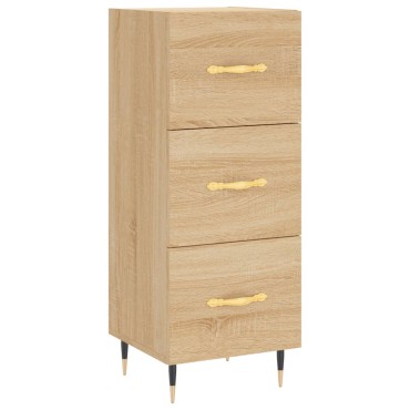 vidaXL Ντουλάπι Sonoma Δρυς 34,5x34x90cm από Επεξεργασμένο Ξύλο 1 τεμ.