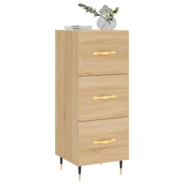 vidaXL Ντουλάπι Sonoma Δρυς 34,5x34x90cm από Επεξεργασμένο Ξύλο 1 τεμ.