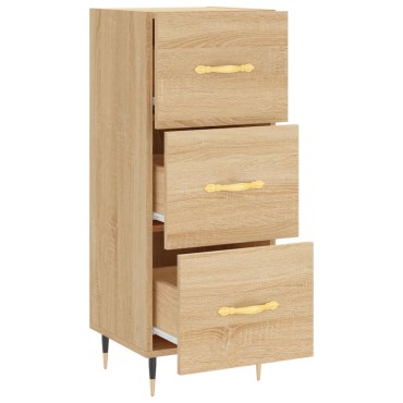 vidaXL Ντουλάπι Sonoma Δρυς 34,5x34x90cm από Επεξεργασμένο Ξύλο 1 τεμ.