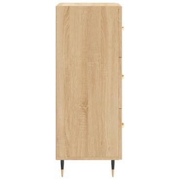 vidaXL Ντουλάπι Sonoma Δρυς 34,5x34x90cm από Επεξεργασμένο Ξύλο 1 τεμ.