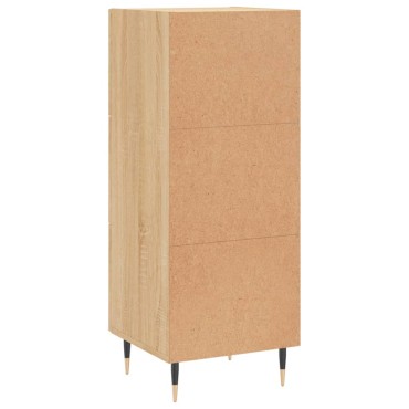 vidaXL Ντουλάπι Sonoma Δρυς 34,5x34x90cm από Επεξεργασμένο Ξύλο 1 τεμ.
