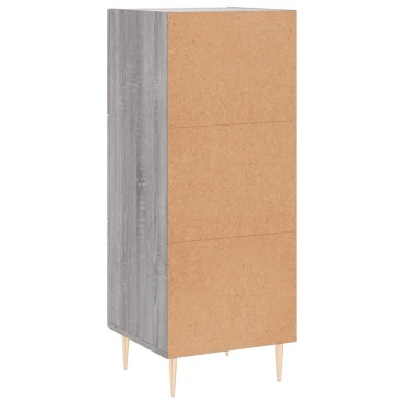 vidaXL Ντουλάπι Γκρι Sonoma 34,5x34x90cm από Επεξεργασμένο Ξύλο 1 τεμ.