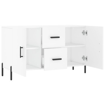 vidaXL Ντουλάπι Λευκό 100x36 x60cm Επεξεργασμένο Ξύλο 1 τεμ.