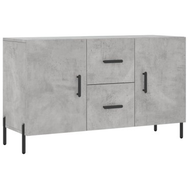vidaXL Ντουλάπι Γκρι Σκυροδέματος 100x36x60cm Επεξεργασμένο Ξύλο 1 τεμ.