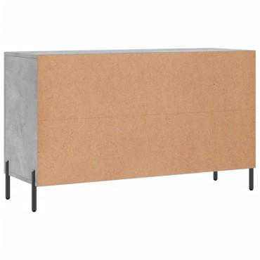 vidaXL Ντουλάπι Γκρι Σκυροδέματος 100x36x60cm Επεξεργασμένο Ξύλο 1 τεμ.