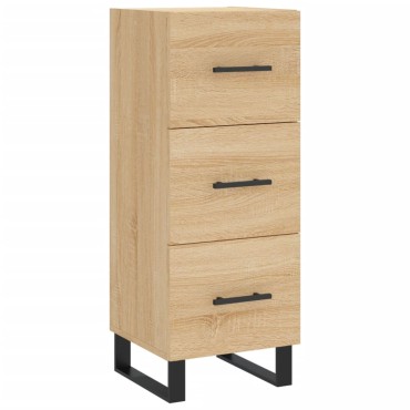 vidaXL Ντουλάπι Sonoma Δρυς 34,5x34x90cm από Επεξεργασμένο Ξύλο 1 τεμ.