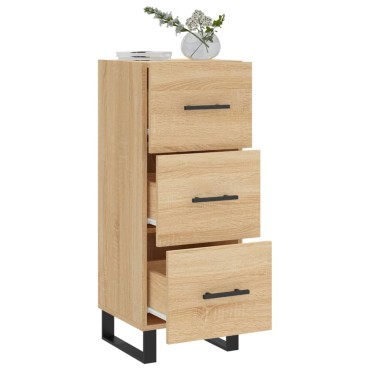 vidaXL Ντουλάπι Sonoma Δρυς 34,5x34x90cm από Επεξεργασμένο Ξύλο 1 τεμ.