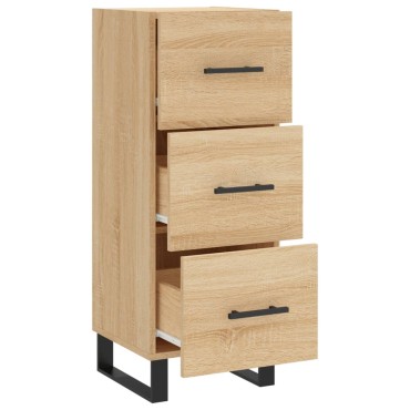 vidaXL Ντουλάπι Sonoma Δρυς 34,5x34x90cm από Επεξεργασμένο Ξύλο 1 τεμ.