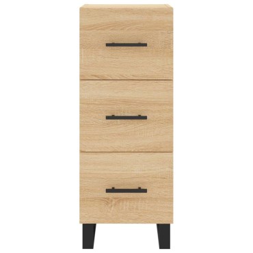 vidaXL Ντουλάπι Sonoma Δρυς 34,5x34x90cm από Επεξεργασμένο Ξύλο 1 τεμ.
