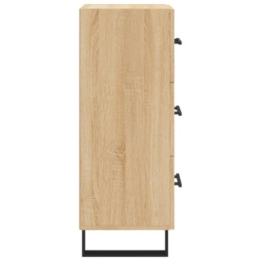 vidaXL Ντουλάπι Sonoma Δρυς 34,5x34x90cm από Επεξεργασμένο Ξύλο 1 τεμ.