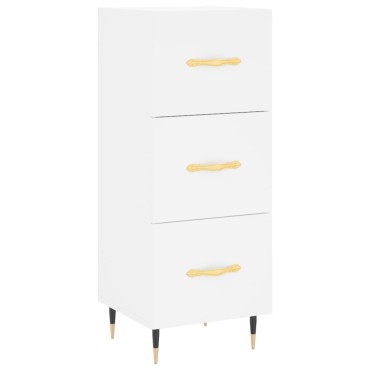 vidaXL Ντουλάπι Λευκό 34,5x34x90cm από Επεξεργασμένο Ξύλο 1 τεμ.