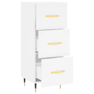 vidaXL Ντουλάπι Λευκό 34,5x34x90cm από Επεξεργασμένο Ξύλο 1 τεμ.