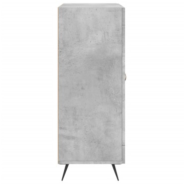 vidaXL Ντουλάπι Γκρι Σκυροδέματος 69,5x34x90cm Επεξεργασμένο Ξύλο 1 τεμ.