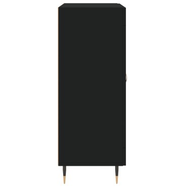 vidaXL Συρταριέρα Μαύρη 69,5x34x90cm από Επεξεργασμένο Ξύλο 1 τεμ.