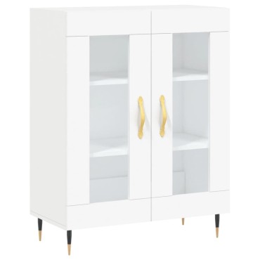 vidaXL Ντουλάπι Λευκό 69,5x34x90cm από Επεξεργασμένο Ξύλο 1 τεμ.