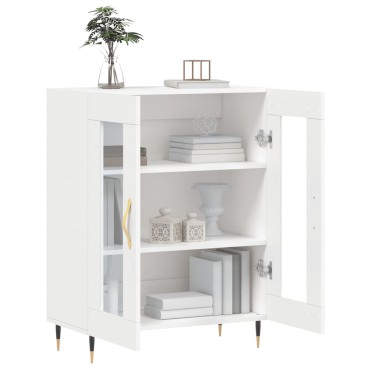 vidaXL Ντουλάπι Λευκό 69,5x34x90cm από Επεξεργασμένο Ξύλο 1 τεμ.