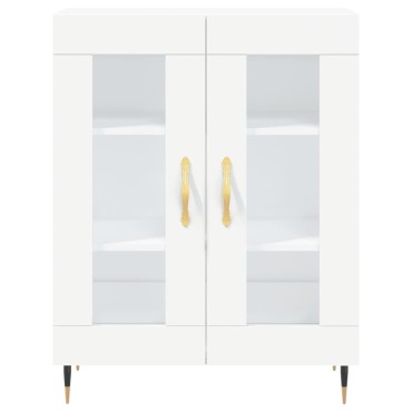 vidaXL Ντουλάπι Λευκό 69,5x34x90cm από Επεξεργασμένο Ξύλο 1 τεμ.