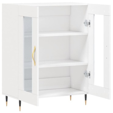 vidaXL Ντουλάπι Λευκό 69,5x34x90cm από Επεξεργασμένο Ξύλο 1 τεμ.