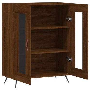 vidaXL Ντουλάπι Καφέ Δρυς 69,5x34x90cm Επεξεργασμένο Ξύλο 1 τεμ.