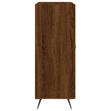 vidaXL Ντουλάπι Καφέ Δρυς 69,5x34x90cm Επεξεργασμένο Ξύλο 1 τεμ.