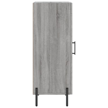 vidaXL Ντουλάπι Γκρι Sonoma 34,5x34x90cm από Επεξεργασμένο Ξύλο 1 τεμ.