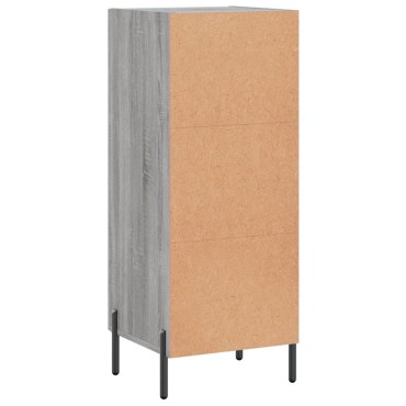 vidaXL Ντουλάπι Γκρι Sonoma 34,5x34x90cm από Επεξεργασμένο Ξύλο 1 τεμ.