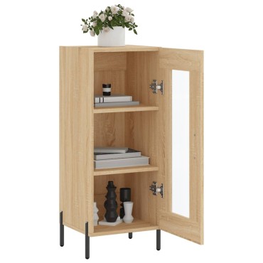 vidaXL Ντουλάπι Sonoma Δρυς 34,5x34x90cm από Επεξεργασμένο Ξύλο 1 τεμ.