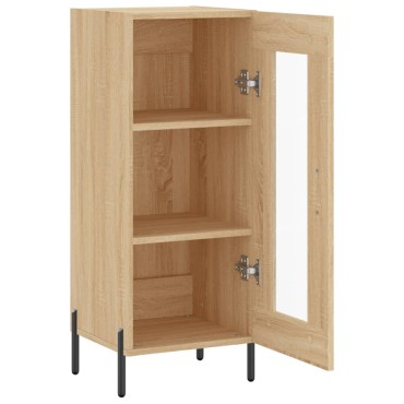 vidaXL Ντουλάπι Sonoma Δρυς 34,5x34x90cm από Επεξεργασμένο Ξύλο 1 τεμ.