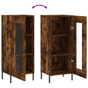 vidaXL Ντουλάπι Καπνιστή Δρυς 34,5x34x90cm Επεξεργασμένο Ξύλο 1 τεμ.