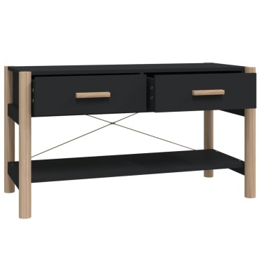 vidaXL Έπιπλο Τηλεόρασης Μαύρο 82x38x45cm από Επεξεργασμένο Ξύλο