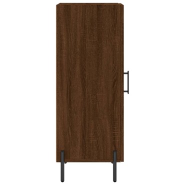vidaXL Ντουλάπι Καφέ Δρυς 34,5x34x90cm Επεξεργασμένο Ξύλο 1 τεμ.