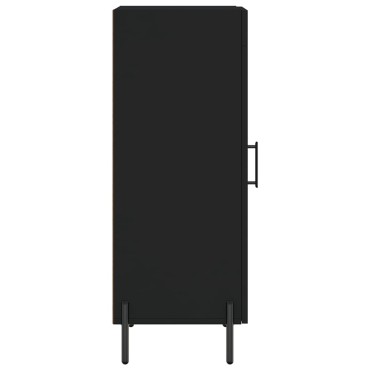 vidaXL Ντουλάπι Μαύρο 34,5x34x90cm από Επεξεργασμένο Ξύλο 1 τεμ.