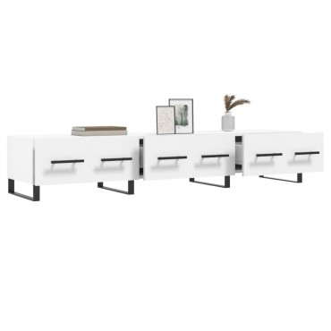 vidaXL Έπιπλο Τηλεόρασης Λευκό 150x36x30cm από Επεξεργασμένο Ξύλο