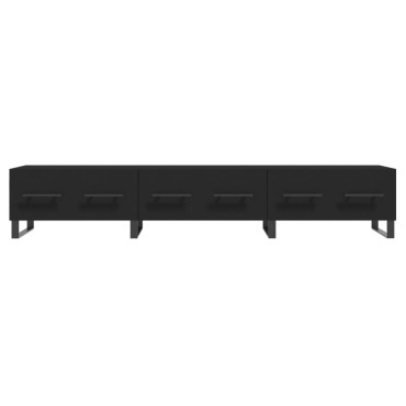 vidaXL Έπιπλο Τηλεόρασης Μαύρο 150x36x30cm από Επεξεργασμένο Ξύλο