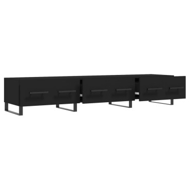 vidaXL Έπιπλο Τηλεόρασης Μαύρο 150x36x30cm από Επεξεργασμένο Ξύλο