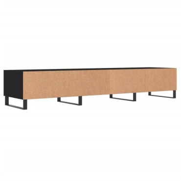 vidaXL Έπιπλο Τηλεόρασης Μαύρο 150x36x30cm από Επεξεργασμένο Ξύλο