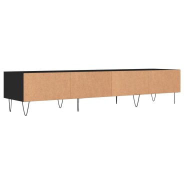 vidaXL Έπιπλο Τηλεόρασης Μαύρο 150x36x30cm από Επεξεργασμένο Ξύλο