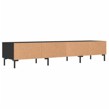 vidaXL Έπιπλο Τηλεόρασης Μαύρο 150x36x30cm από Επεξεργασμένο Ξύλο