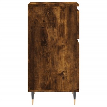 vidaXL Ντουλάπια 2 τεμ. Καπνιστή Δρυς 40x35x70cm από Επεξεργ. Ξύλο