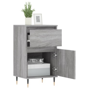 vidaXL Ντουλάπια 2 τεμ. Γκρι Sonoma 40x35x70cm Επεξεργασμένο Ξύλο