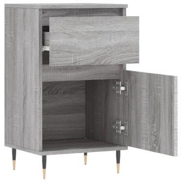 vidaXL Ντουλάπια 2 τεμ. Γκρι Sonoma 40x35x70cm Επεξεργασμένο Ξύλο
