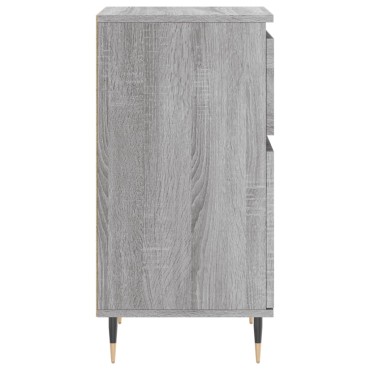 vidaXL Ντουλάπια 2 τεμ. Γκρι Sonoma 40x35x70cm Επεξεργασμένο Ξύλο