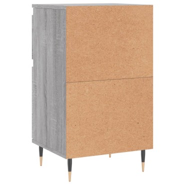 vidaXL Ντουλάπια 2 τεμ. Γκρι Sonoma 40x35x70cm Επεξεργασμένο Ξύλο