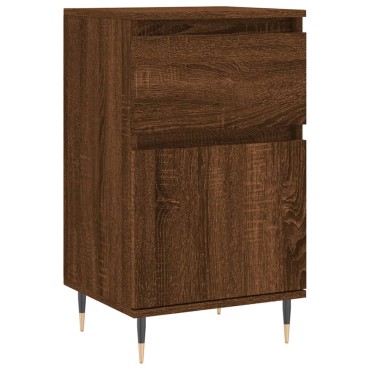 vidaXL Συρταριέρα Καφέ Δρυς 40x35x70cm από Επεξεργασμένο Ξύλο 1 τεμ.