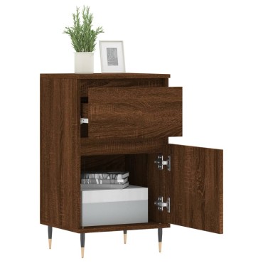 vidaXL Συρταριέρα Καφέ Δρυς 40x35x70cm από Επεξεργασμένο Ξύλο 1 τεμ.
