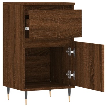 vidaXL Συρταριέρα Καφέ Δρυς 40x35x70cm από Επεξεργασμένο Ξύλο 1 τεμ.